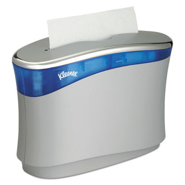 Kleenex® Reveal Countertop Folded Towel Dispenser, 13.3 X 5.2 X 9, Soft Gray-translucent Blue freeshipping - TVN Wholesale